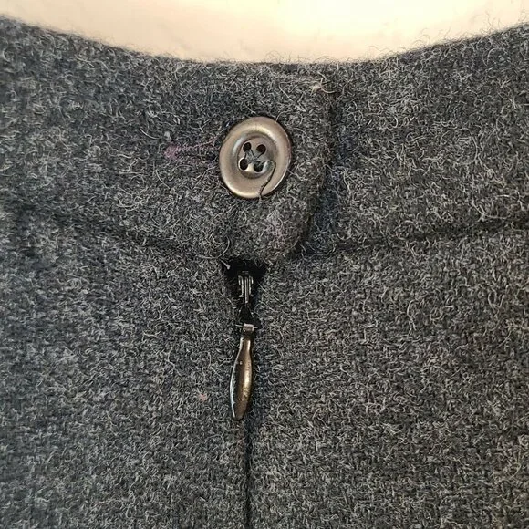 Gap Womens Skirt Size 1 Gray Wool Blend Mini A-line Casual Work Office Career - Picture 8 of 12